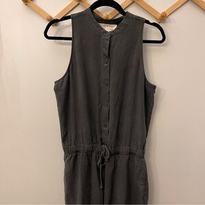 Cloth & Stone Charcoal Sleeveless Jumpsuit